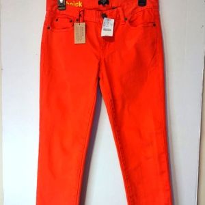 Brand New Toothpick J Crew Orange size 27